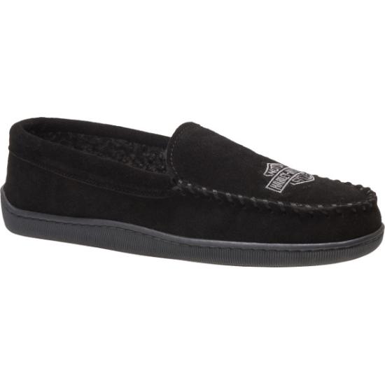 CLAY/BLK SLIPPER WITH LOGO