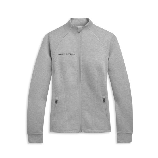 Women's Mockneck Zip Front...