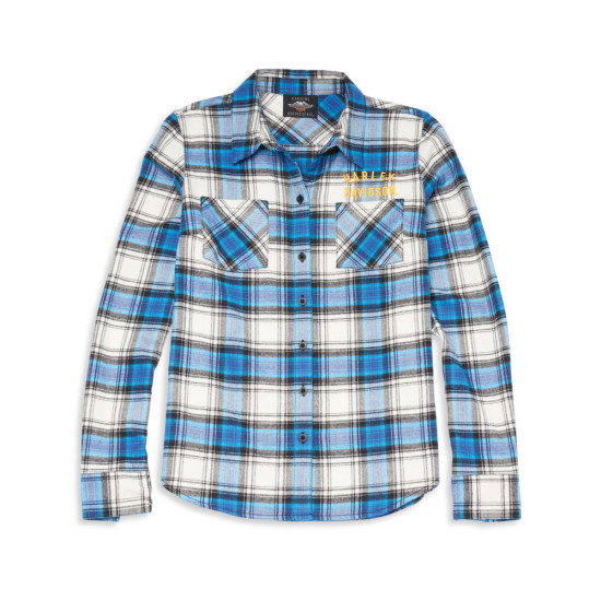 Women's Racer Font Plaid...